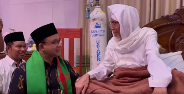 Sowan ke Tuan Guru Haji Turmudzi, Anies Diberi Pesan Tetap <i>Tawadhu</i>