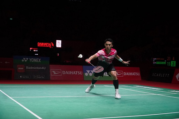 Wow, Jojo Geser Anthony Ginting jadi Peringkat Dua Dunia