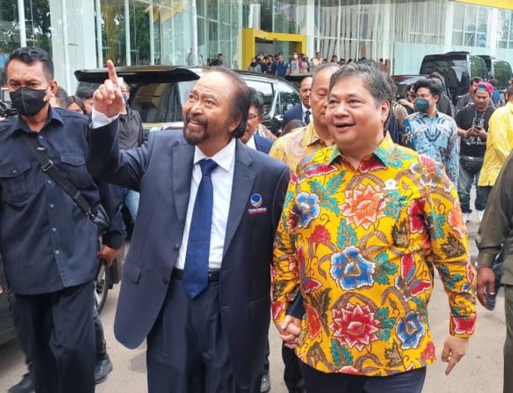 Bertemu Surya Paloh, Golkar Pastikan Tak Ada Wacana Menduetkan Airlangga dengan Anies