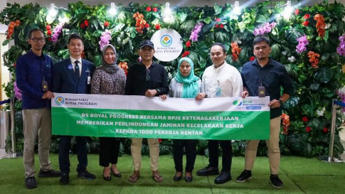 Rumah Sakit Royal Progress dukung jaminan sosial ketenagakerjaan bagi para pekerja rentan khususnya di Jakarta Utara. (Foto: Dok. Istimewa)