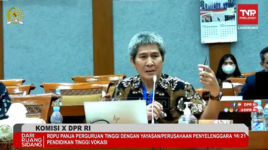 Rektor Institut Teknologi PLN, Iwa Garniwa. Medcom.id/Ilham Pratama Putra