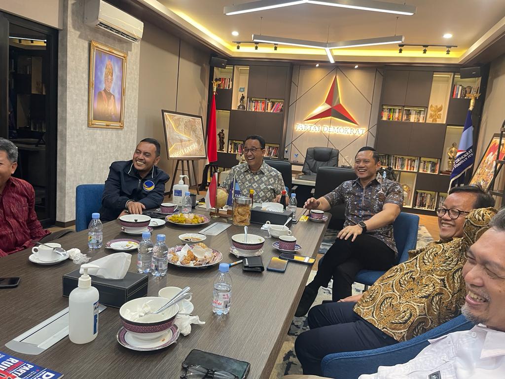 Bertemu AHY, NasDem Sampaikan Hasil Pertemuan Surya Paloh dengan Airlangga