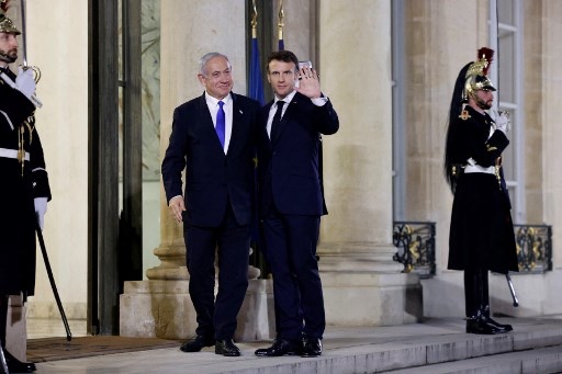 Temui Presiden Prancis, Netanyahu Cari Dukungan Hadapi Iran