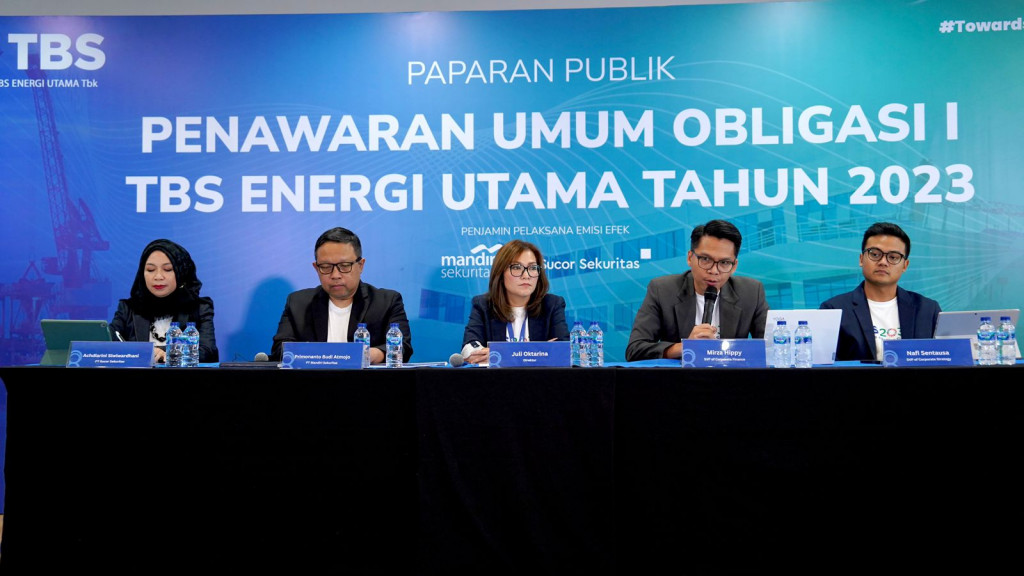 Penawaran Umum Obligasi I TBS Energi Utama Tahun 2023. Foto Istimewa.