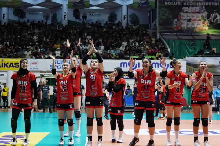 Proliga 2023: Jakarta BIN Berbalik Menang atas Jakarta Elektrik PLN