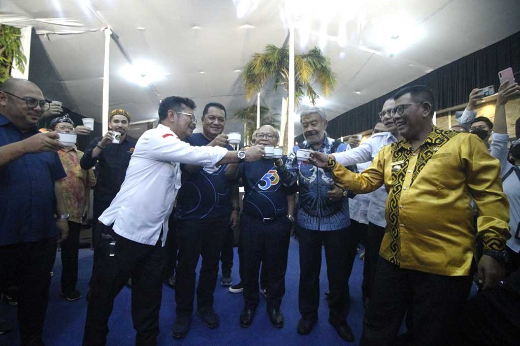Pembukaan Festival Kopi Nusantara yang dihadiri Menteri Pertanian Syahrul Yasin Limpo. (Foto: Dok. Medcom)