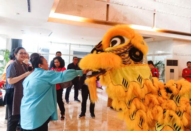 Cap Go Meh, Barongsai Kong Ha Hong Meriahkan Media Group