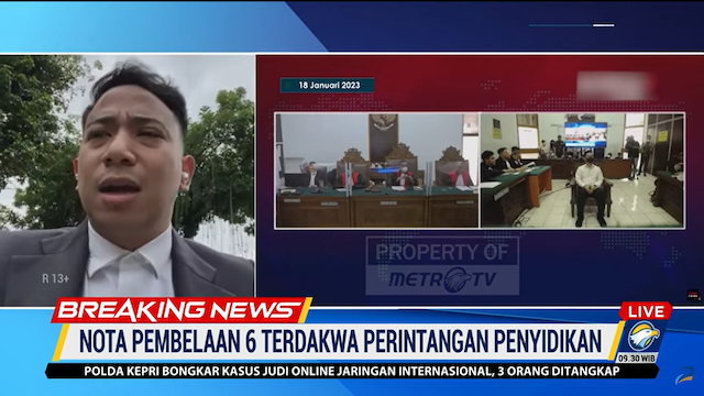 Kuasa Hukum Irfan Widyanto: Dengan Bukti Persidangan Seharusnya Dituntut Bebas