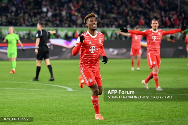 10 Pemain Bayern Muenchen Atasi Perlawanan Wolfsburg