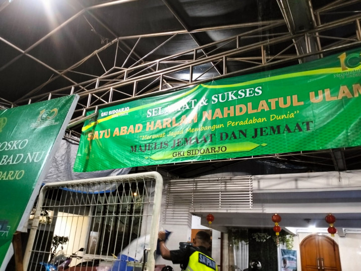 Harlah 1 Abad NU, Gereja Kristen Indonesia di Sidoarjo Dialihfungsikan Jadi Tempat Istirahat Nahdliyin