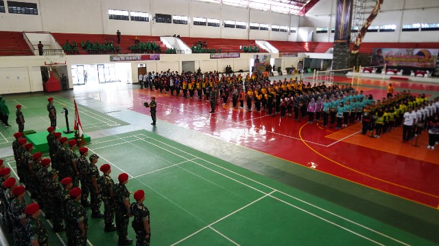 Pertandingan Bola Voli Sambut HUT ke-71 Kopassus Digelar