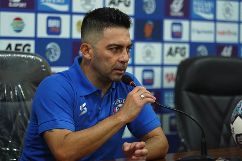 Javier Roca. (ANTARA/HO-MO Arema FC)