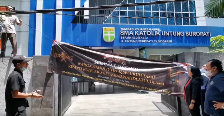 Sekolah Katolik di Sidoarjo Sediakan Penginapan dan Makan Gratis untuk Jemaah 1 Abad NU