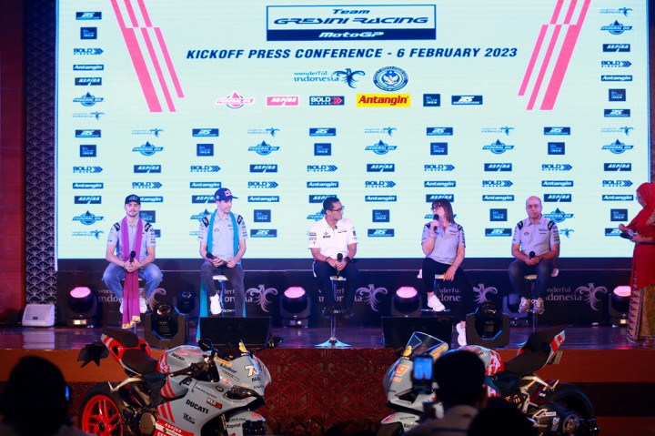 Kehadiran Gresini Racing di Indonesia Disambut Antangin