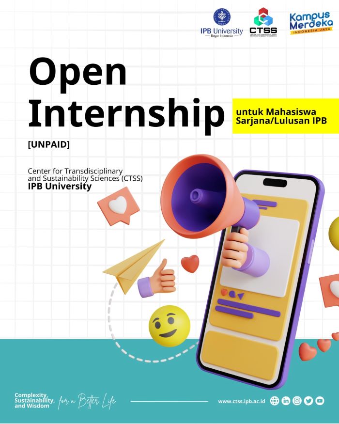 CTSS IPB University Buka Kesempatan Magang untuk Mahasiswa dan Alumni