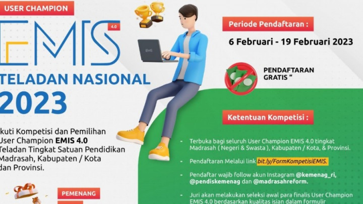 Kemenag Cari User Champion EMIS, Yuk Daftar!