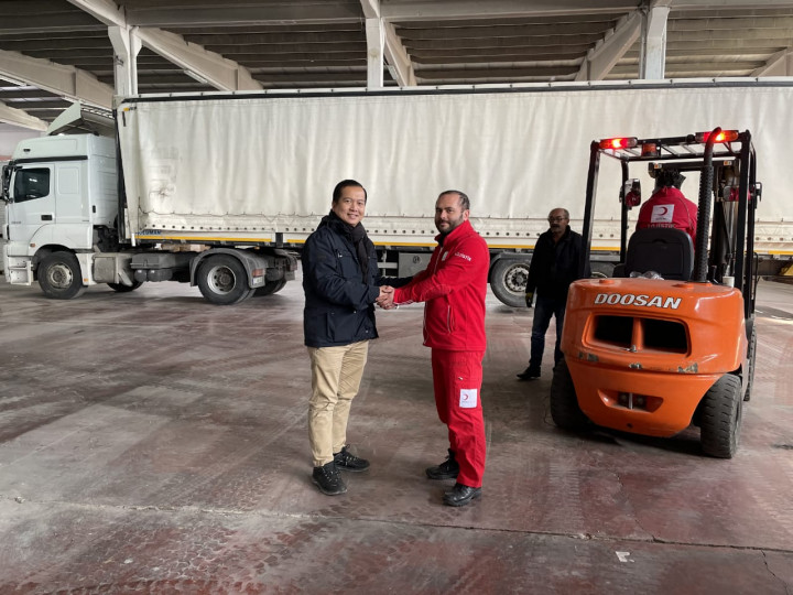 Bantuan dari Indonesia Tiba di Turki, Tim SAR dan Medis Segera Diberangkatkan