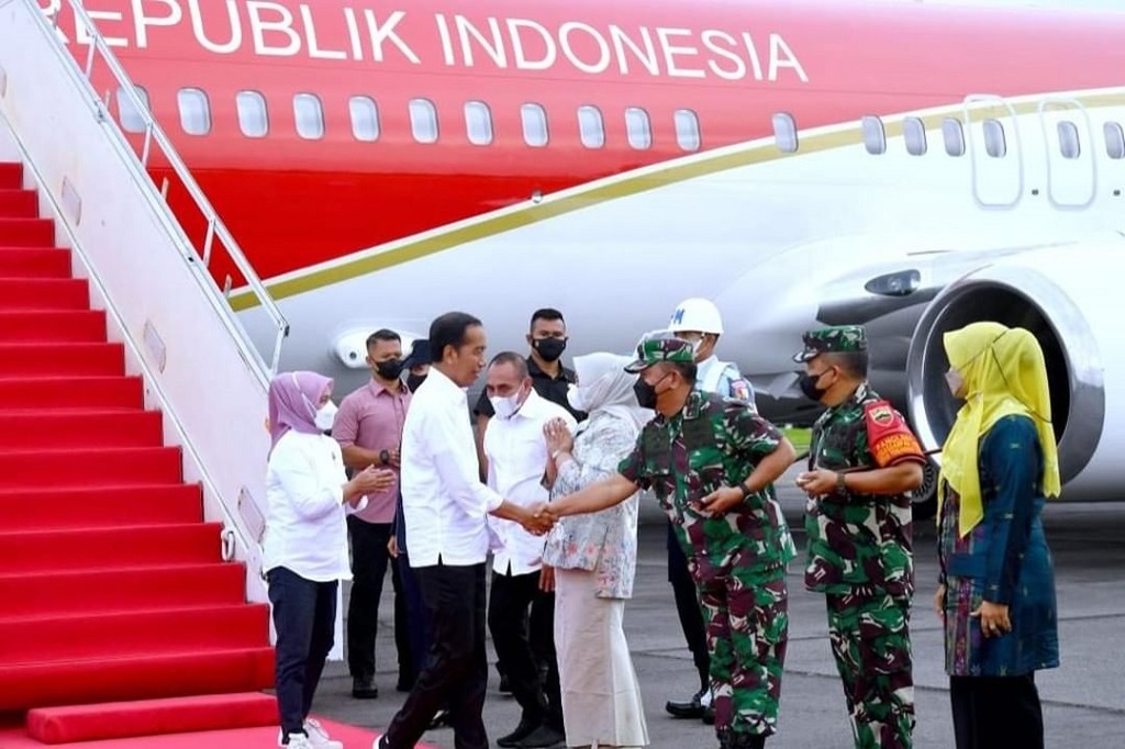 Presiden Tiba di Sumatera Utara untuk Hadiri Peringatan HPN 2023
