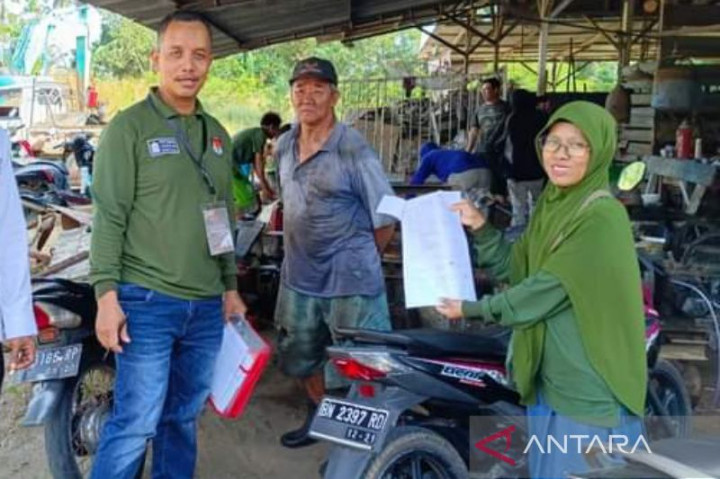 KPU Bangka Barat Verifikasi Faktual 1.712 Pendukung Bakal Calon DPD