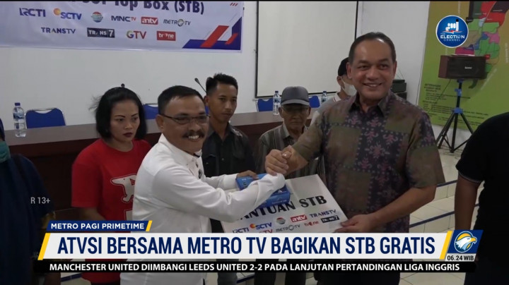 Rayakan Hari Pers Nasional, Metro TV dan ATVSI Bagikan Ratusan <i>Set Top Box</i> Gratis