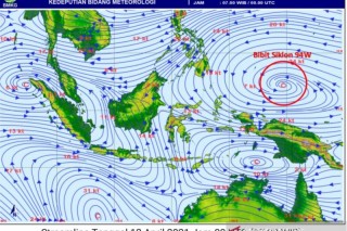 Siklon Tropis Freddy Picu Gelombang Tinggi di Sejumlah Perairan Indonesia