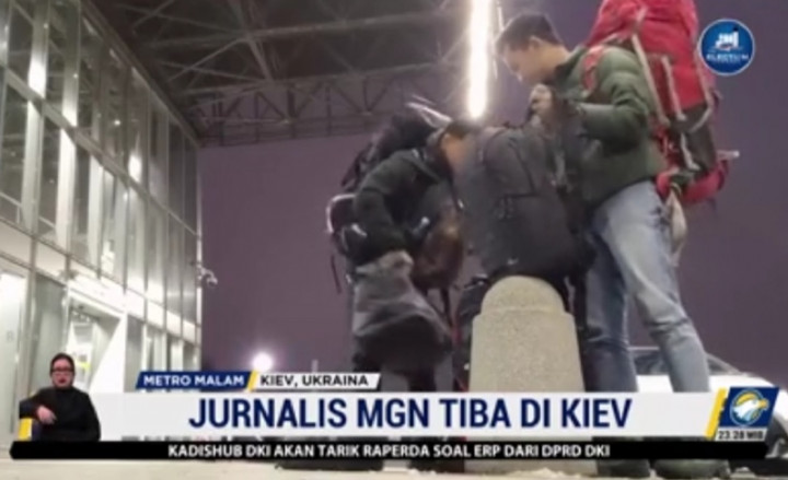 Bawa Misi Kemanusiaan dan Perdamaian, Dua Jurnalis Metro TV Tiba di  Ukraina