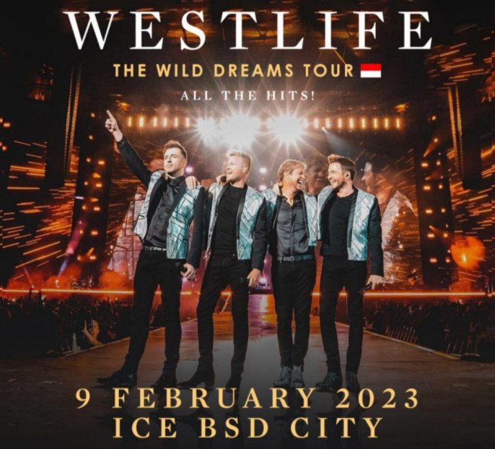 Westlife Gelar Konser di ICE BSD Malam Ini, Berikut Daftar lagu yang Dinyanyikan