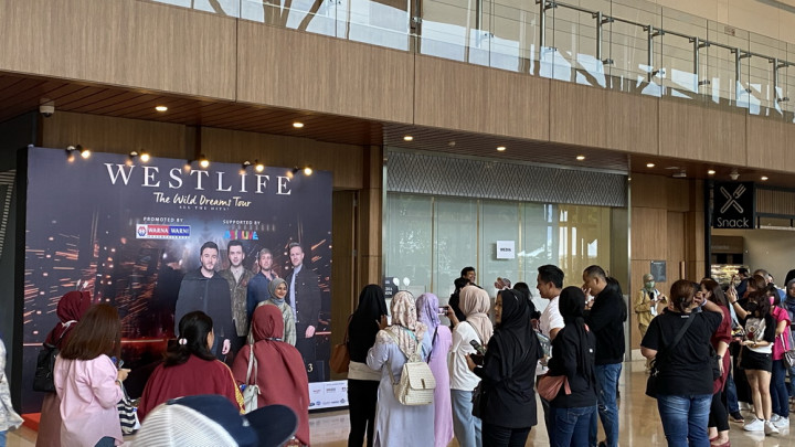 Antusiasme Penonton Konser Westlife di ICE BSD