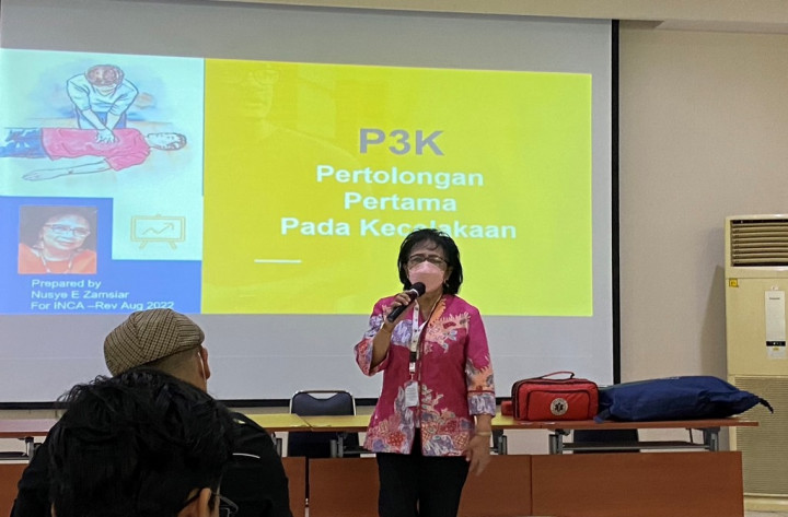 Prioritaskan Keselamatan Karyawan, Media Group Latih P3K
