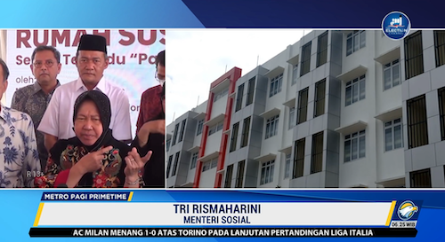 Mensos Siapkan Pekerjaan untuk Penghuni Rusun Sentra Pangudi Luhur Bekasi