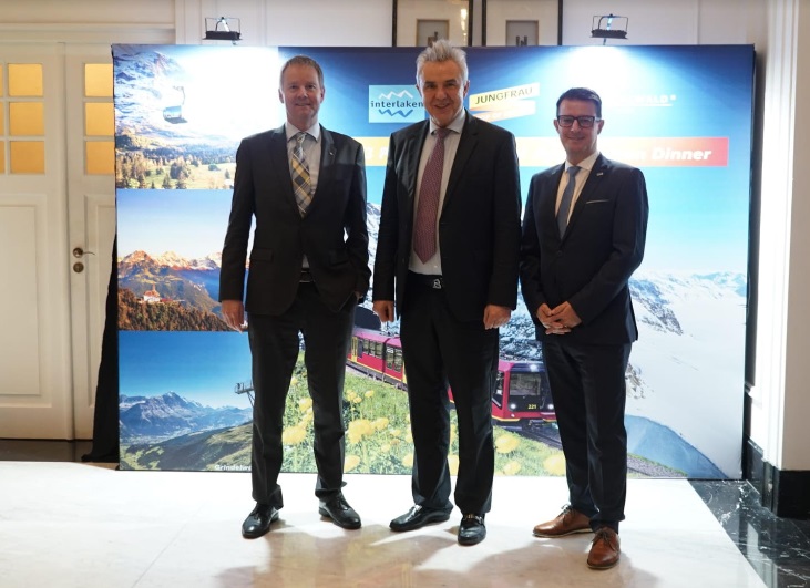 Konferensi Pers terkait Jungfraujoch yang merupakan puncak Eropa dengan ketinggian sekitar 3454 mdpl. (Foto: Nandhita/Medcom)