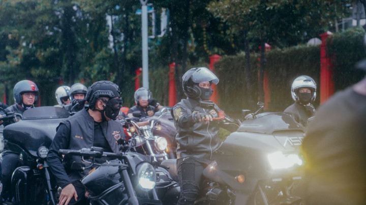 Sahroni Ingatkan Pengendara Harley Tak Arogan
