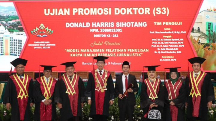 Donald Harris Sihotang, Doktor Nonmuslim Pertama di UIN Raden Intan Lampung