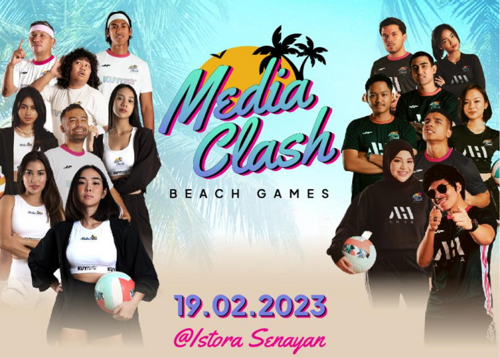 Gisel dan Gading Marten Bersatu Melawan Atta Halilintar di Pertandingan Voli Pantai