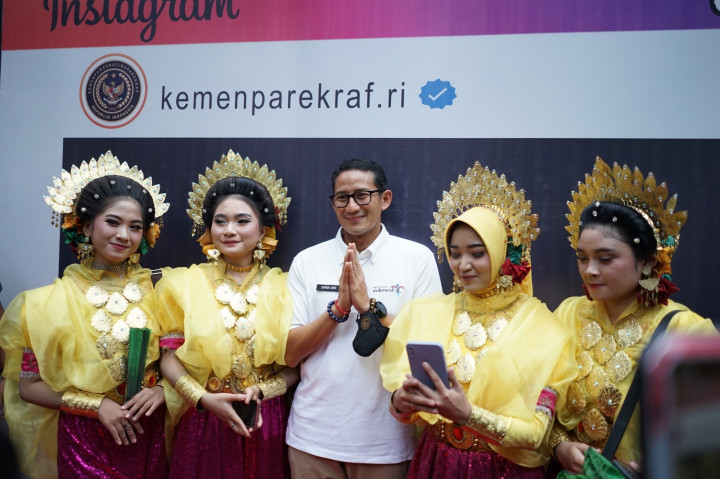 Sandiaga Dorong Pelaku Ekonomi Kreatif di Makassar Ciptakan Peluang Usaha