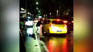 Pengemudi Fortuner Perusak Taksi Online Diklaim Kooperatif