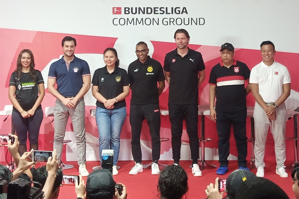 Sesi jumpa pers peluncuran Bundesliga Common Ground. (Foto: Medcom.id/Zam)