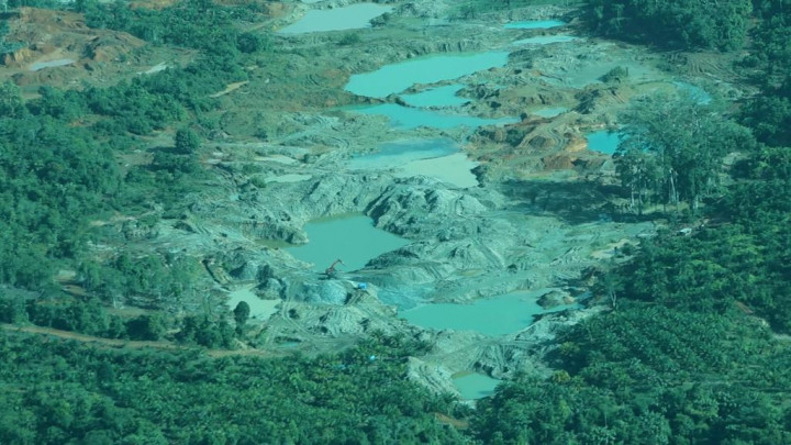 Lokasi Pembalakan Liar di Aceh Jaya dan Aceh Barat Terekspos via Udara