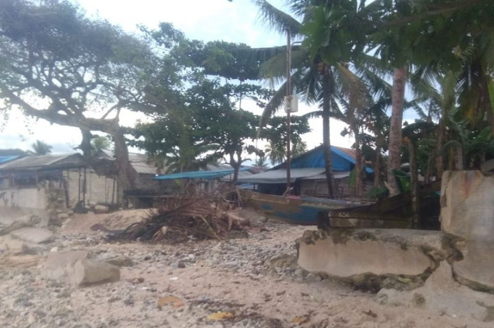 BPBD Halmahera Tengah Usulkan Pembangunan Tanggul Penahan Ombak di Wilayah Pesisir