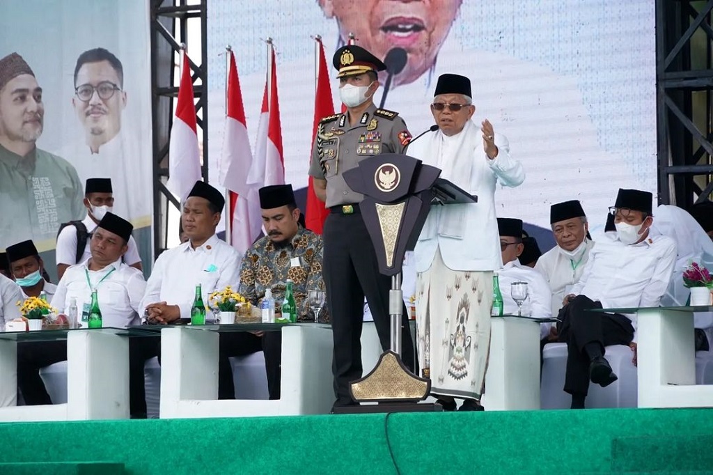 Momen Wapres Barus Bersholawat untuk Indonesia