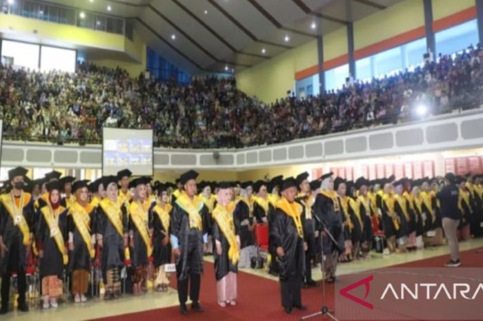 Unsri Kembali Gelar Wisuda 2.042 Mahasiswa Secara Tatap Muka