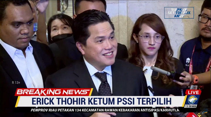 Erick Thohir Bakal Perbanyak Pelibatan Perempuan di Sepak Bola Nasional