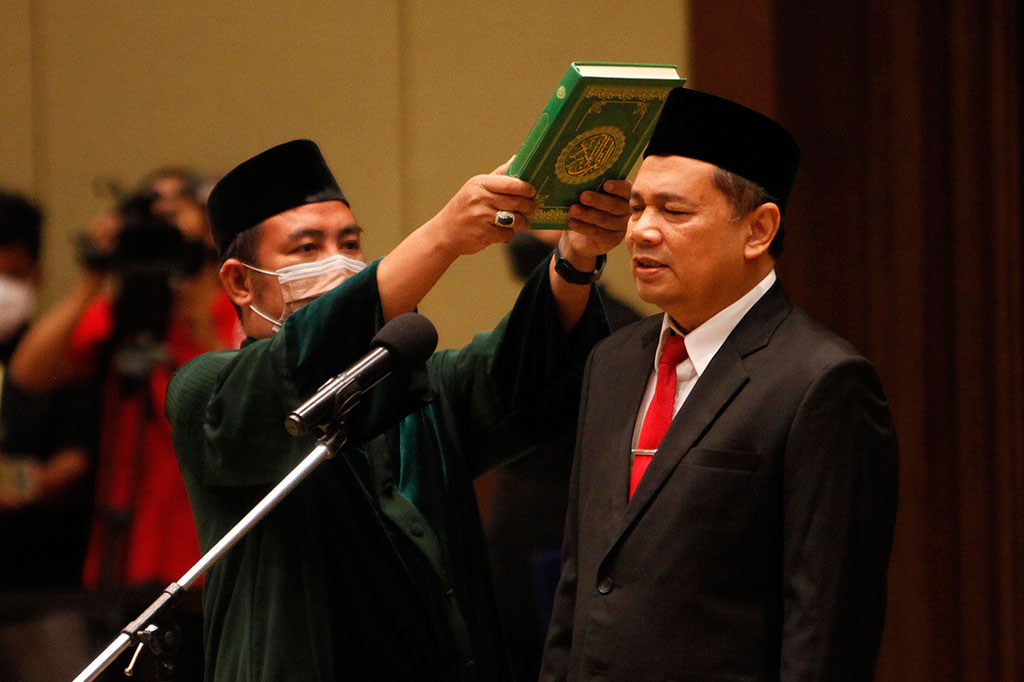 Foto: Ichsan Fuady Dilantik sebagai Sekretaris Jenderal Bawaslu
