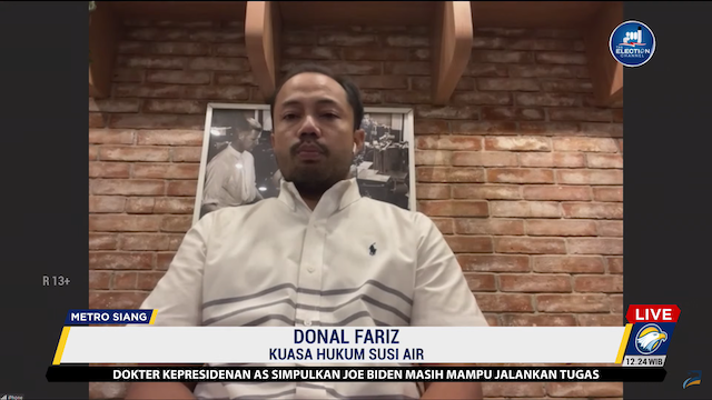 Susi Air Terbang Di Zona Larangan, Kuasa Hukum: Itu Hoaks