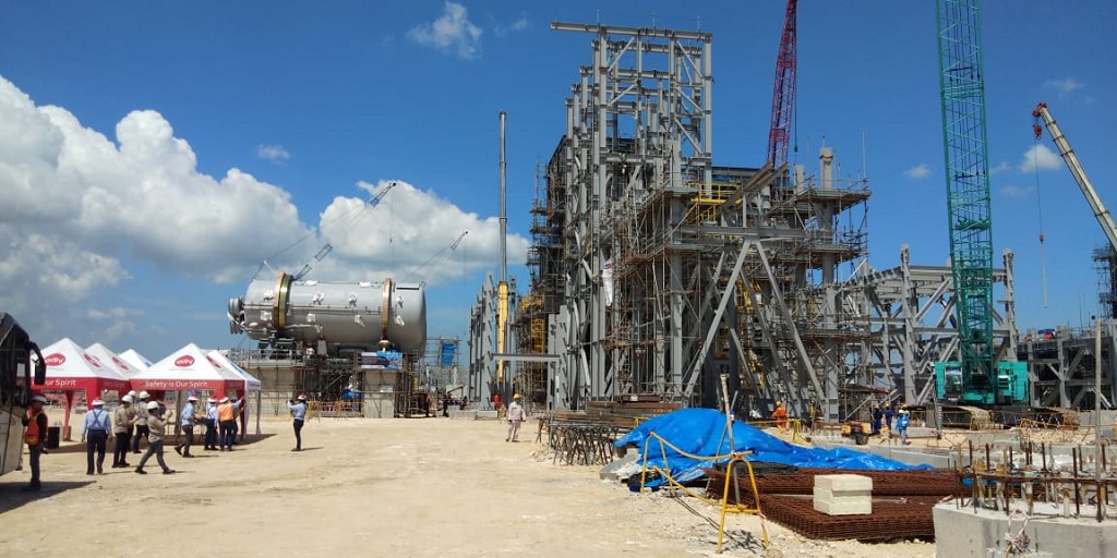 Wilayah kerja Freeport di smelter Gresik. Foto: Medcom.id/Indra Maulana.