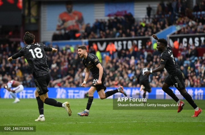 Arsenal Kantongi Tiga Poin Dramatis di Markas Villa