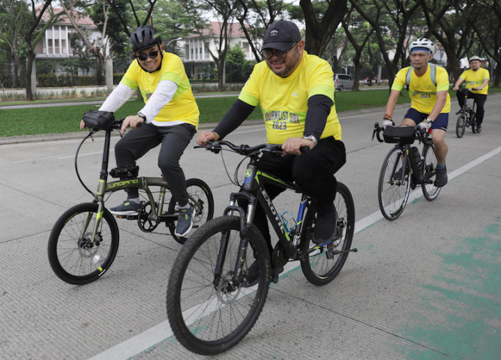 Peserta Jurnalis Gocapan Dapat Doorprize Sepeda Lipat United Bike