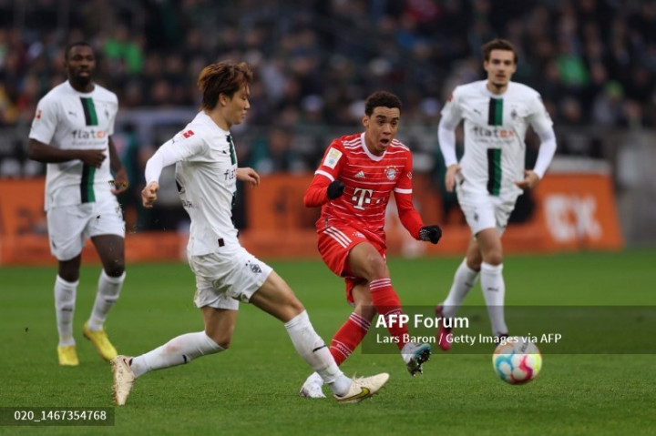 Bayern Muenchen Terkapar di Markas Gladbach