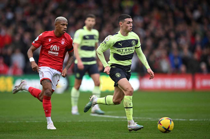 Liga Inggris: Diimbangi Nottingham 1-1, Manchester City Gagal Geser Arsenal