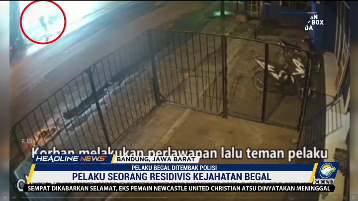 Begal Residivis Ditembak Saat Kembali Beraksi, 7 Kali Keluar Masuk Bui